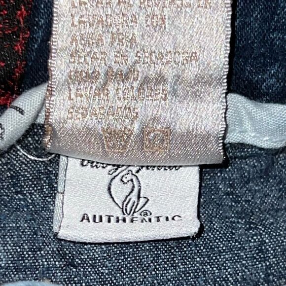 Baby Phat Y2K Cropped Buttoned Ankle Medium Wash Blue Denim Jeans Size 5 - Picture 5 of 9